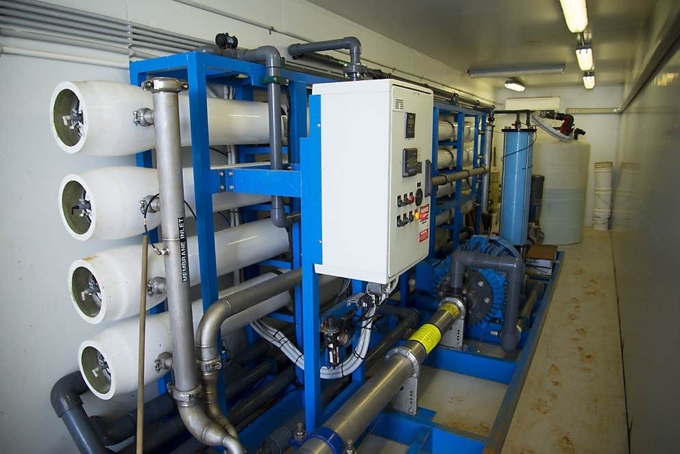 Reverse osmosis (RO) plant